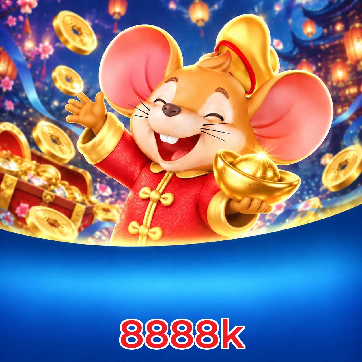 Interface de jogos na 8888k incluindo Plushie Frenzy